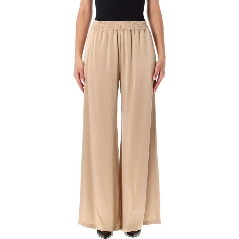 Fabiana Filippi joggingbroek Satin Wide Jogging Pants Neutrals