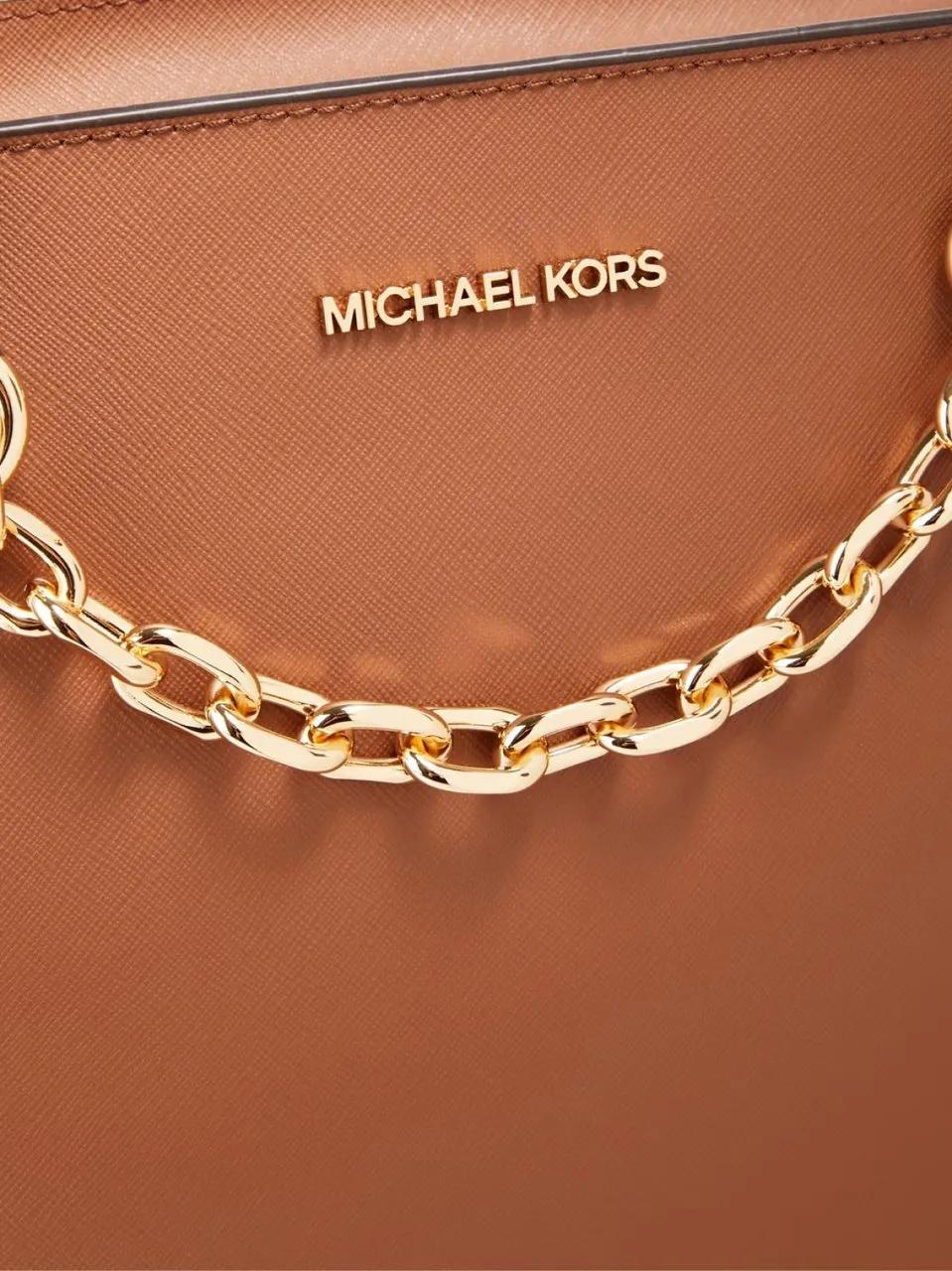 Michael Kors Shoppers & Totes Jet Set Chain Swag Tote Bag in bruin