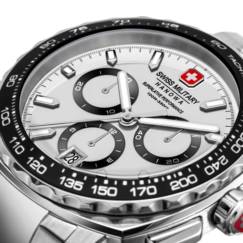 Swiss Military Hanowa Quarzuhr Quarzuhr Speedwell silber(Image 4)