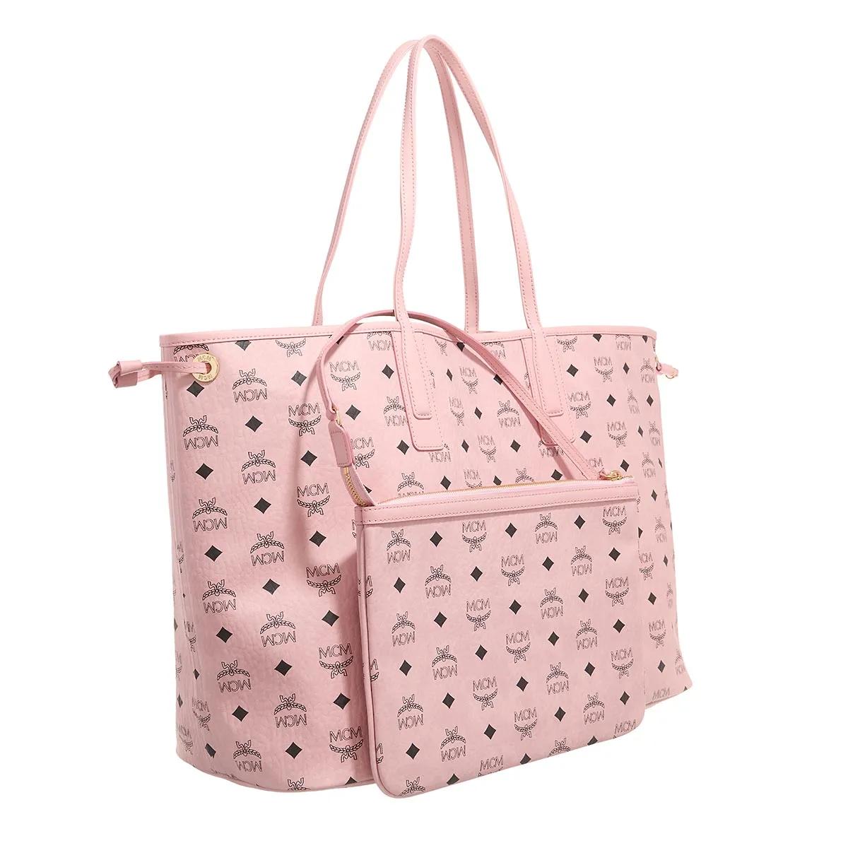 MCM Shoppers Liz Vi Shopper Lrg Pz in poeder roze