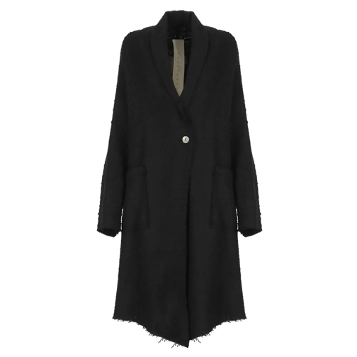 Sanctamuerte Übergangsmäntel Virgin Wool Blend Coat Black