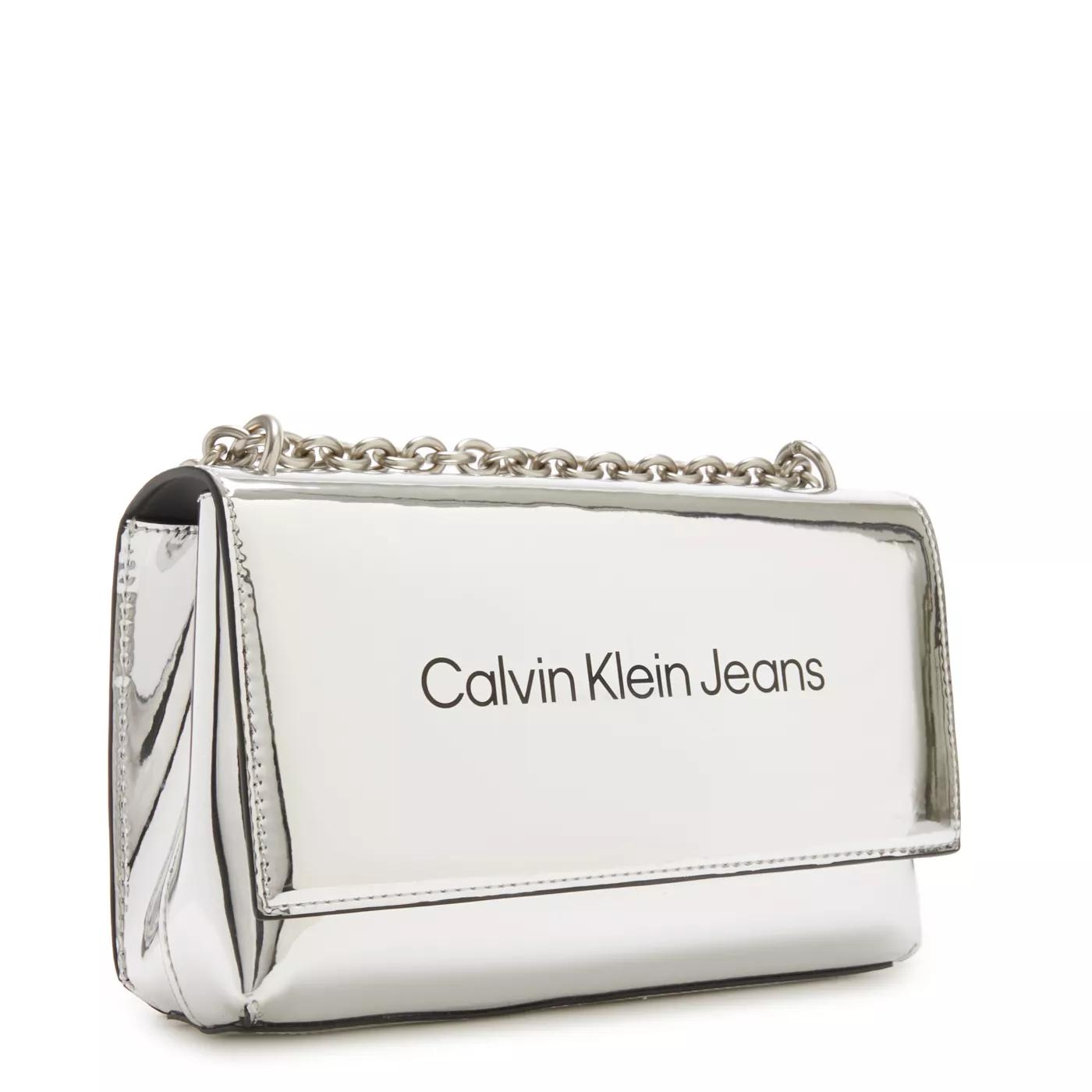 Calvin Klein Jeans Schoudertas met verstelbare band Effen patroon Gray Dames