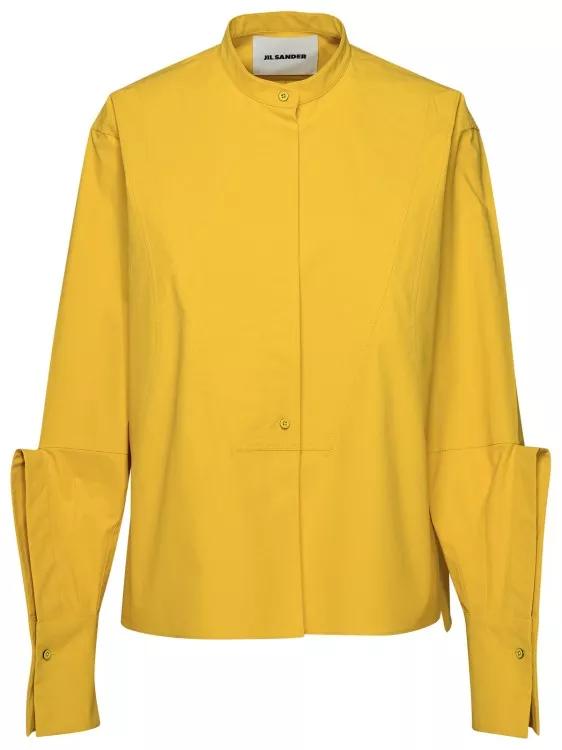 Jil Sander - Yellow Over Shirt - Größe 34 - gold