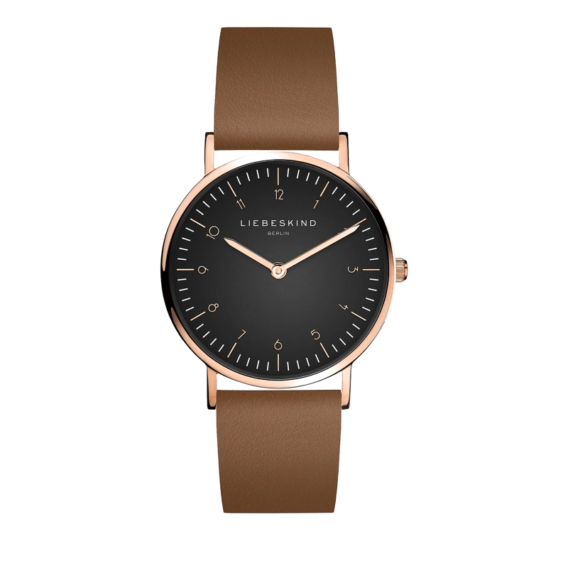 Liebeskind Berlin Automatikuhr Echtleder The Small Minimalist braun