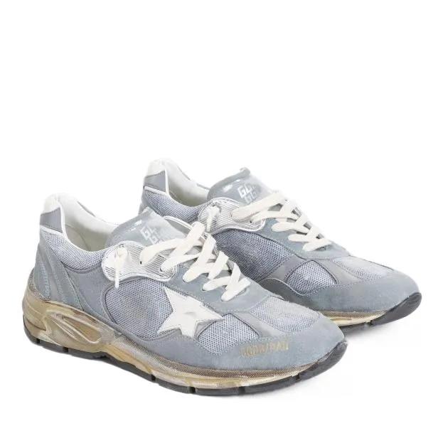 Golden Goose Low-Top Sneaker - Running Dad Blue Silver Cow Leather Sneakers - Gr. 41 (EU) - in Bunt - für Damen