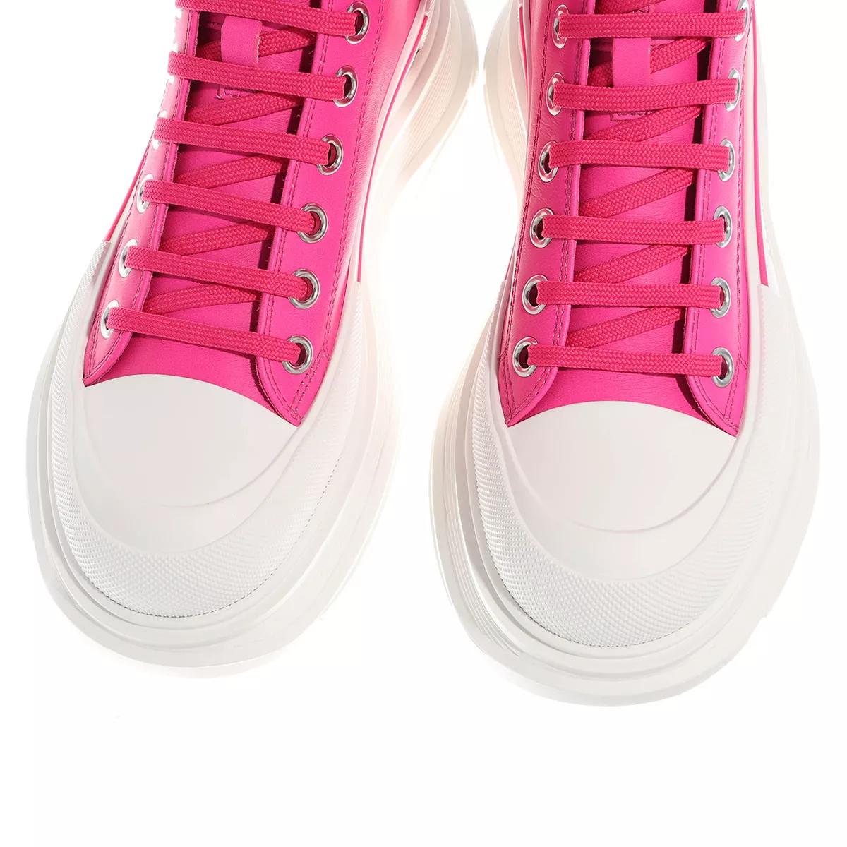 Alexander McQueen Pastel Pink & Black Monogram Joey Sneakers - Footwear  from Brother2Brother UK