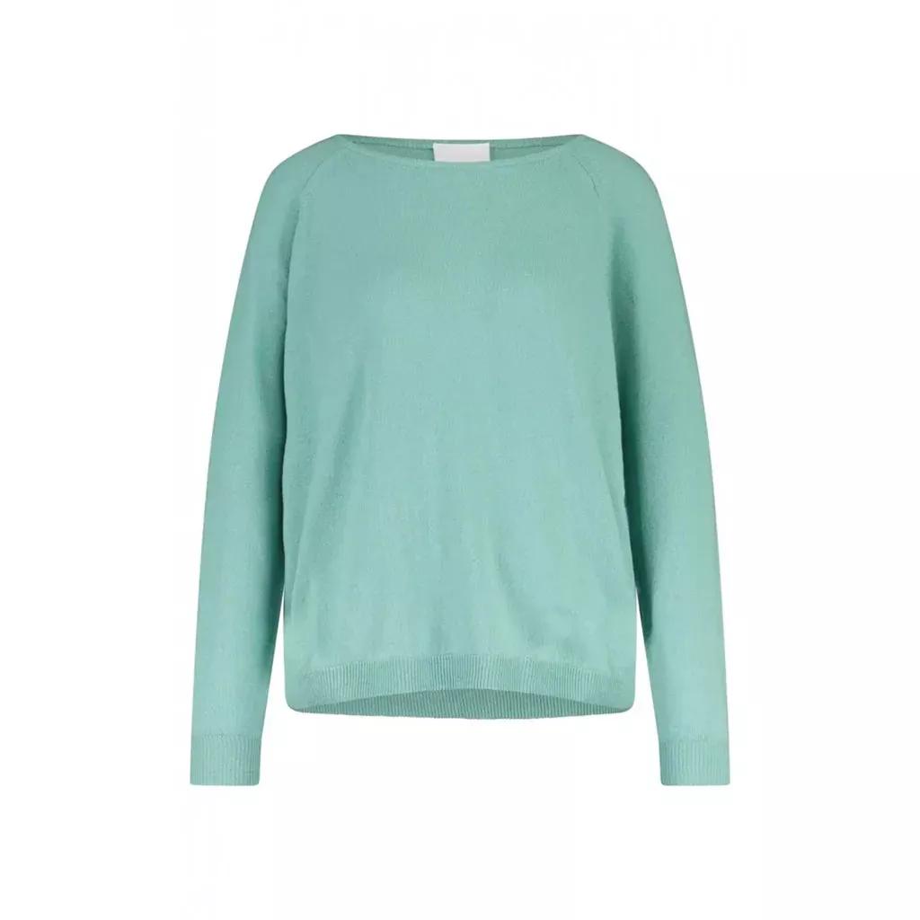 Allude - Pullover aus Woll-Kaschmir-Mix - Größe L - green