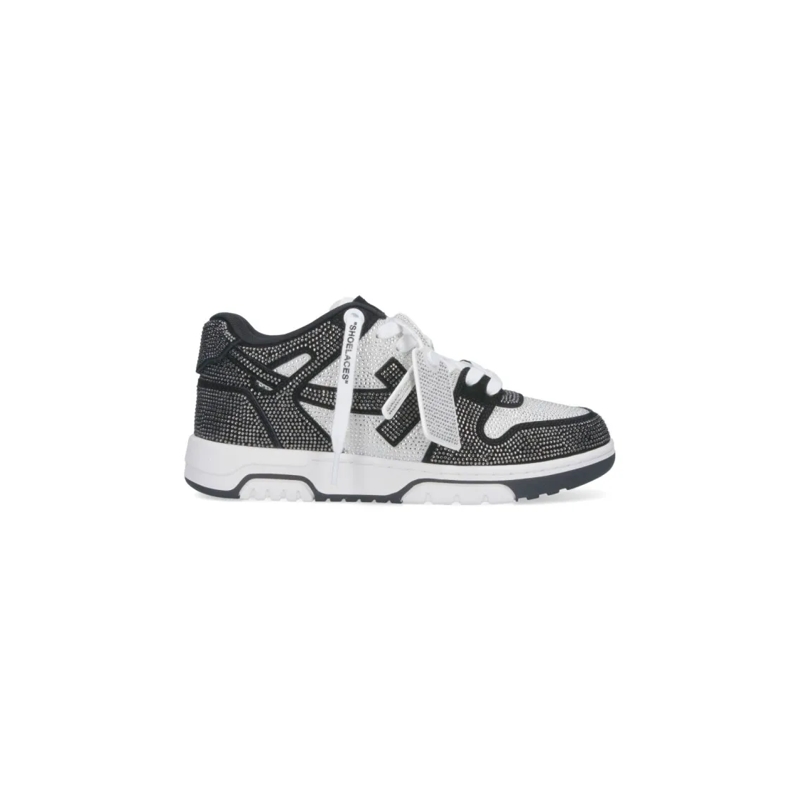 Off-White Sneaker basse Low-Top Black Sneakers With Modern Design And Dura Grey