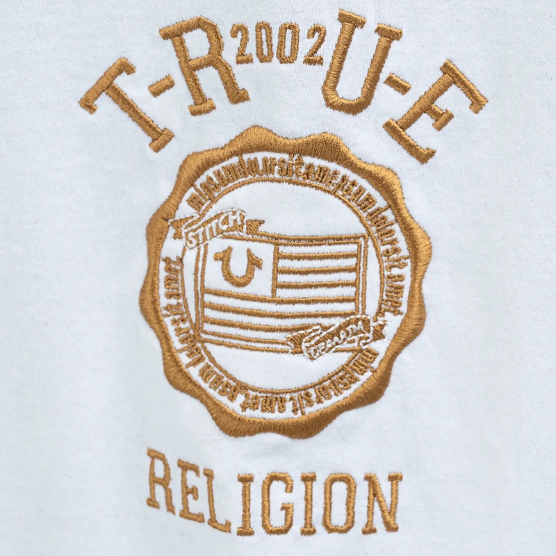 True Religion T-Shirt T-Shirt EMBROIDERY weiss(Image 5)