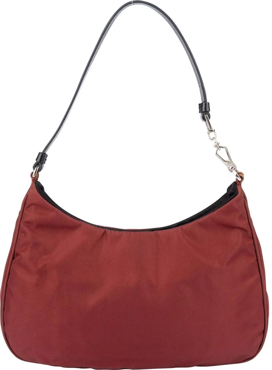 Thumbnail - Prada Crossbody Bags - Prada Red Nylon Triangle Cleo Shoulder Bag - Gr. unisize - in Rot - für Damen