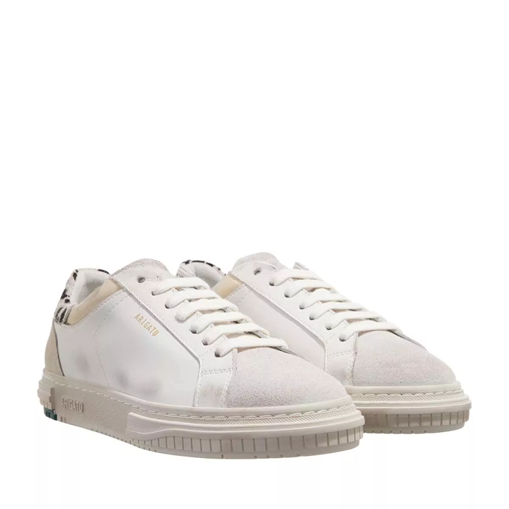 Axel Arigato Atlas Distressed White Leopard Low Top Sneaker