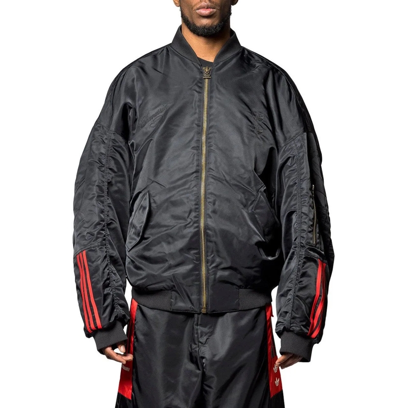 Adidas Daunenjacke WC SATIN BOMBER BLACK schwarz