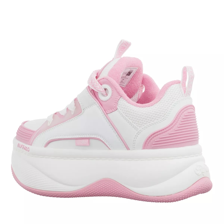 Buffalo Orcus White Pink Platform Sneaker