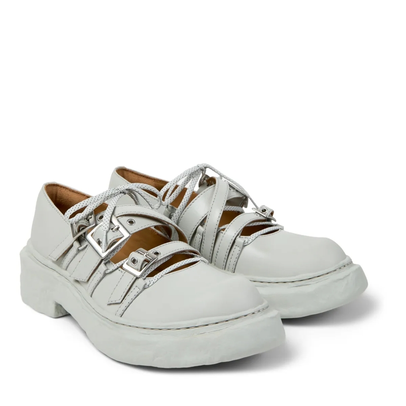 Camperlab Schnürschuhe Mokassins Vamonos hell-grau(Image 2)