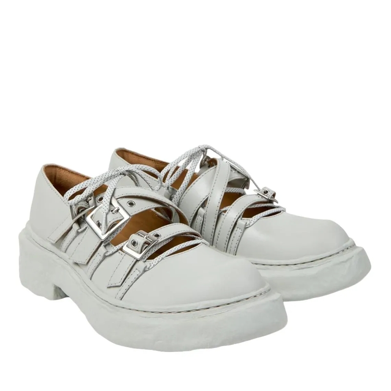 Camperlab Schnürschuhe Mokassins Vamonos hell-grau(Image 2)