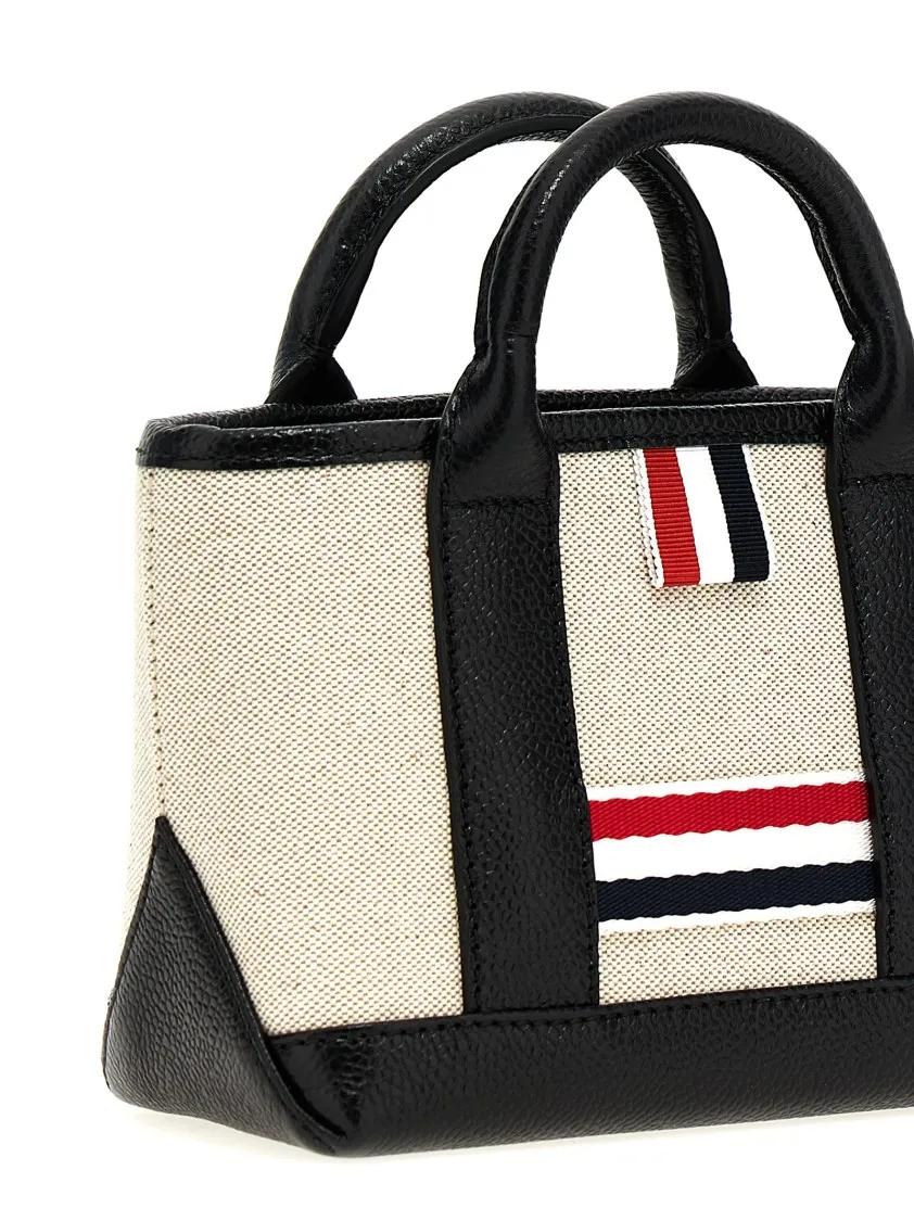 Thom Browne Shoppers & Totes 'Micro Tool Tote' Handbag in zwart
