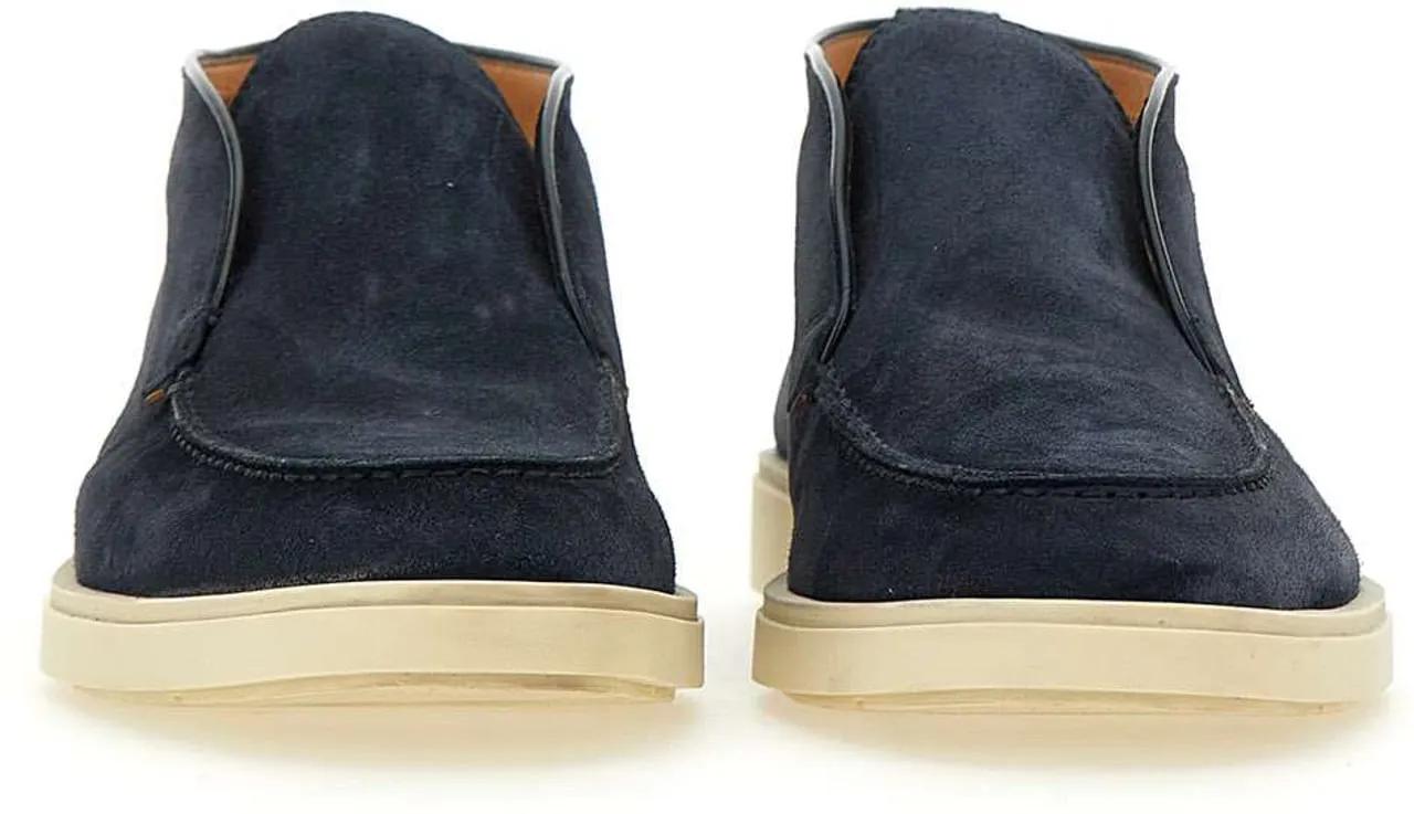 Thumbnail - Santoni Loafer - Flat Shoes Blue - Gr. UK_11 - in Blau - für Damen