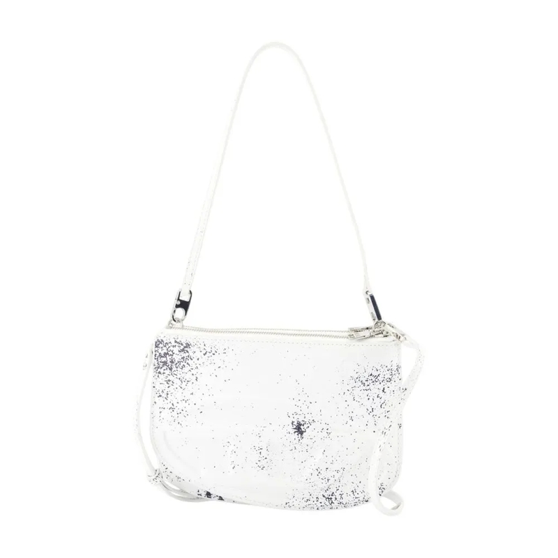 Diesel Clutch 1Dr Twin Pouch - Leather - White White