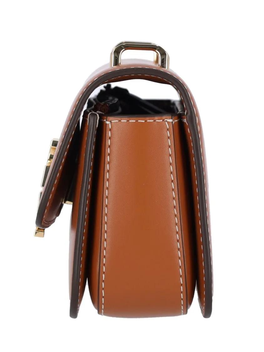 TORY BURCH Hobo bags "Eleanor" Small Crossbody Bag in bruin