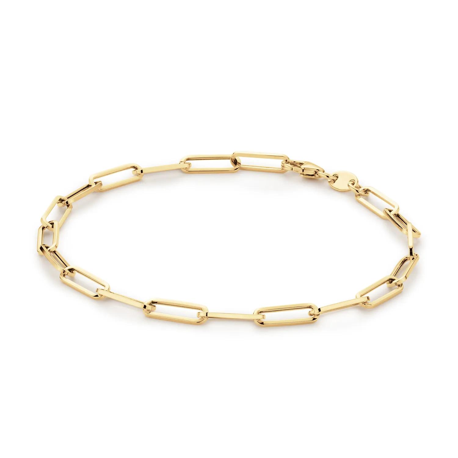 Jackie Gold Armband - Elegant 585 Gold Armband - Gr. ONE SIZE - in Gold - für Damen