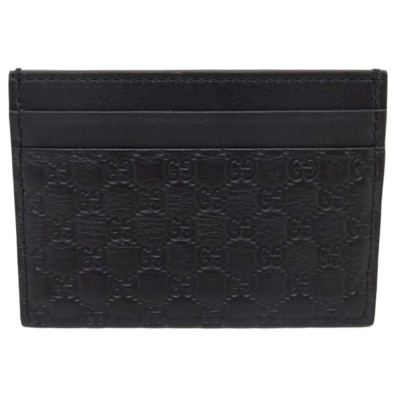 Gucci Geldbörse NEUER GUCCI MICROGUCCISSIMA 262837 4CC LEDER MONOG schwarz