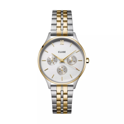 CLUSE Quartz Watch CLUSE Minuit damen Uhr Gold/Silber CW10704 Silber farbend