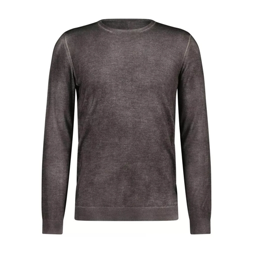 CALIBAN Pullover aus Kaschmir-Seiden-Mix Braun 