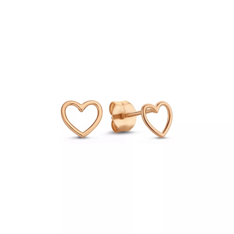 Isabel Bernard Boucles d'oreilles à tige La Concorde Amore 585 Roségold Ohrringe Roségold