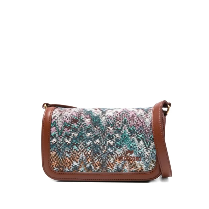Missoni Schultertasche Woven Patterned Missoni Bag With Textured Surface Multicolor