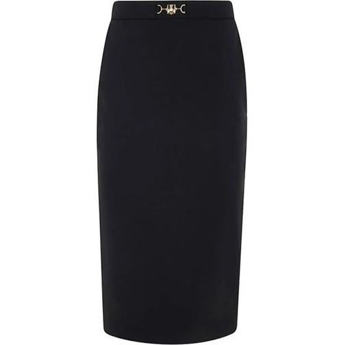 Elisabetta Franchi Midi Rokken Skirts Black schwarz