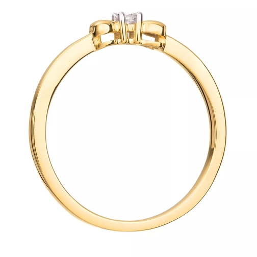BELORO Ring 375 Yellow Gold Solitaire Ring