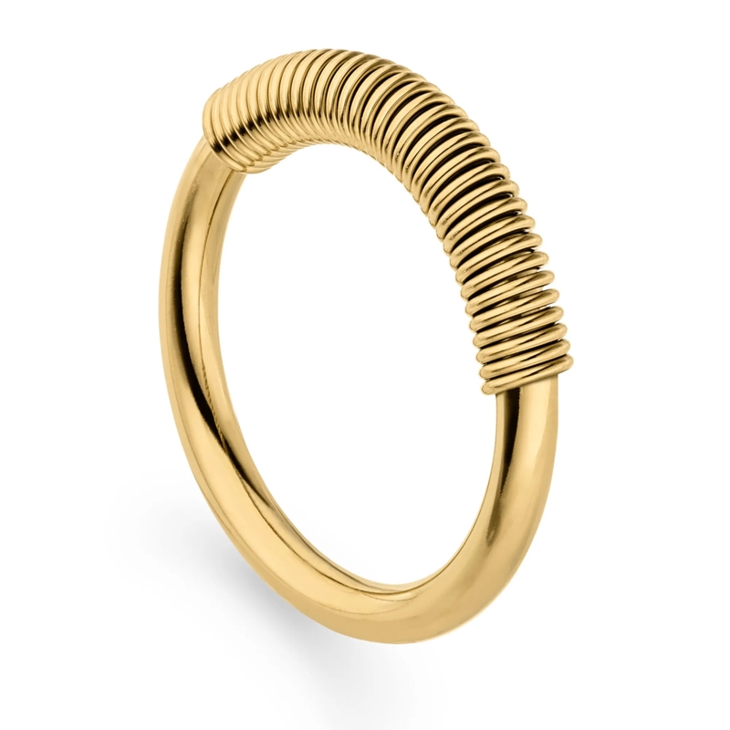 Liebeskind Berlin Ring Edelstahl Twist gold
