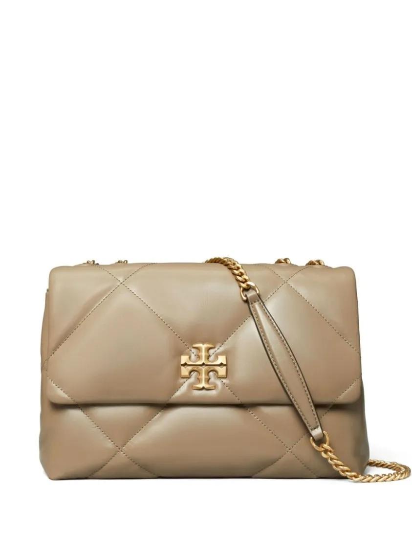 Tory Burch Shopper - Kira Diamond Quilt Convertible Shoulder Bag - Gr. unisize - in Beige - für Damen