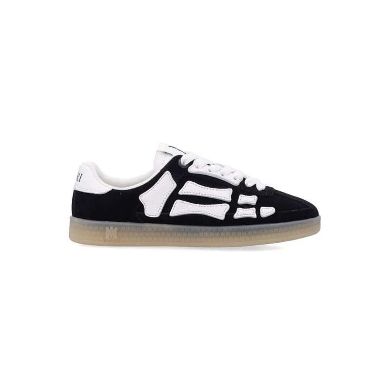 Amiri Low-Top-Sneaker Pacific Bones Women's Suede Sneakers Black