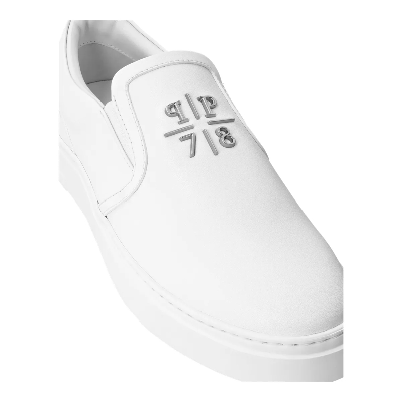 Philipp Plein Slip-On-Sneaker Mokassins weiss(Image 3)