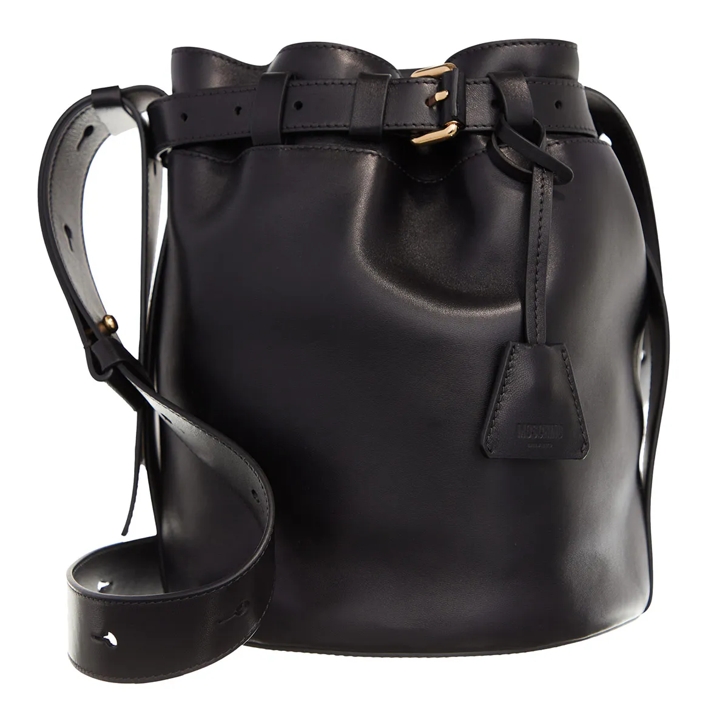 Moschino Tie Me Nero | Bucket Bag