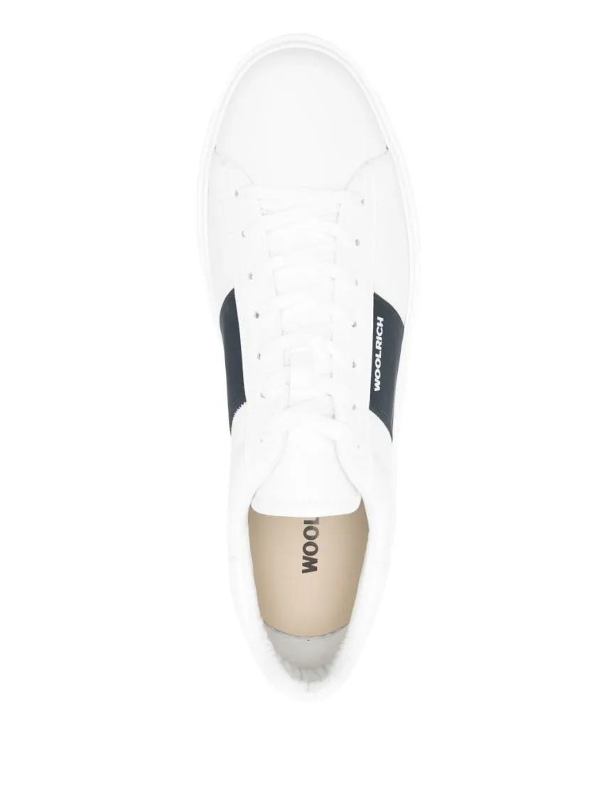 Woolrich White Sneakers With Lace-Up Fastening White | Low