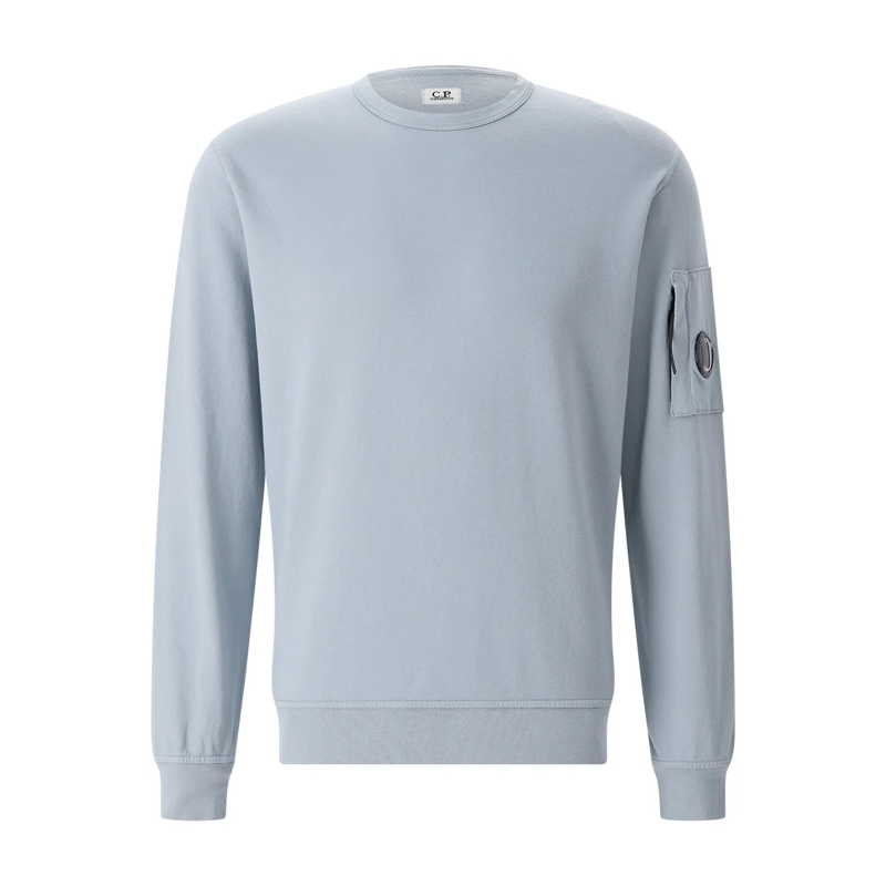 CP Company  Sweatshirt aus Baumwolle blau