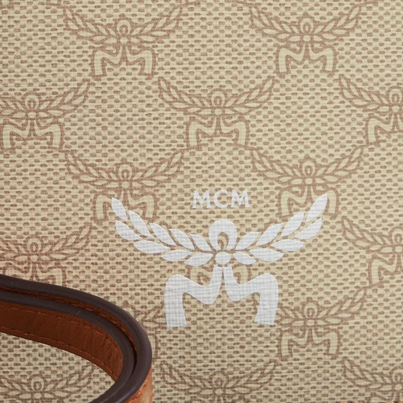 MCM Crossbody Bag Himmel Lts Lanyard Fff Oatmeal(Image 4)