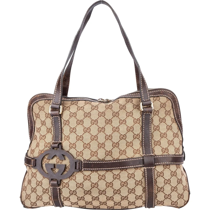 Gucci Schultertasche Gucci GG Monogram Stripes Handbag mehrfarbig