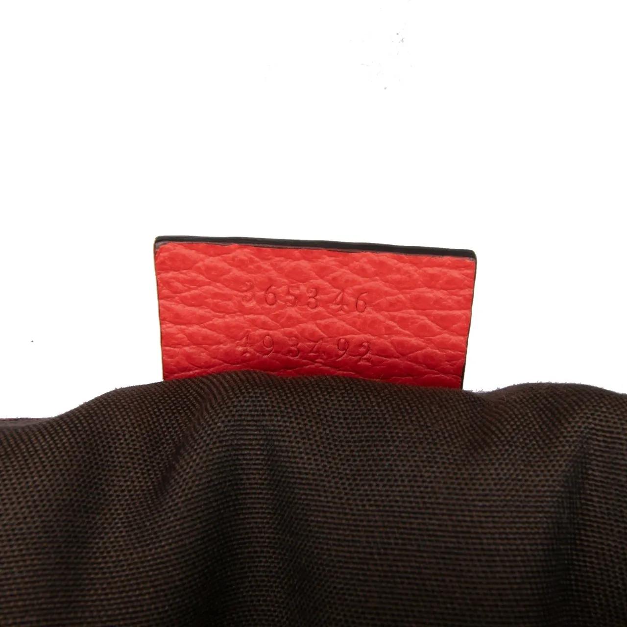 Thumbnail - Gucci Hobo Bags - Leather Bamboo Tassel Satchel - Gr. unisize - in Rot - für Damen