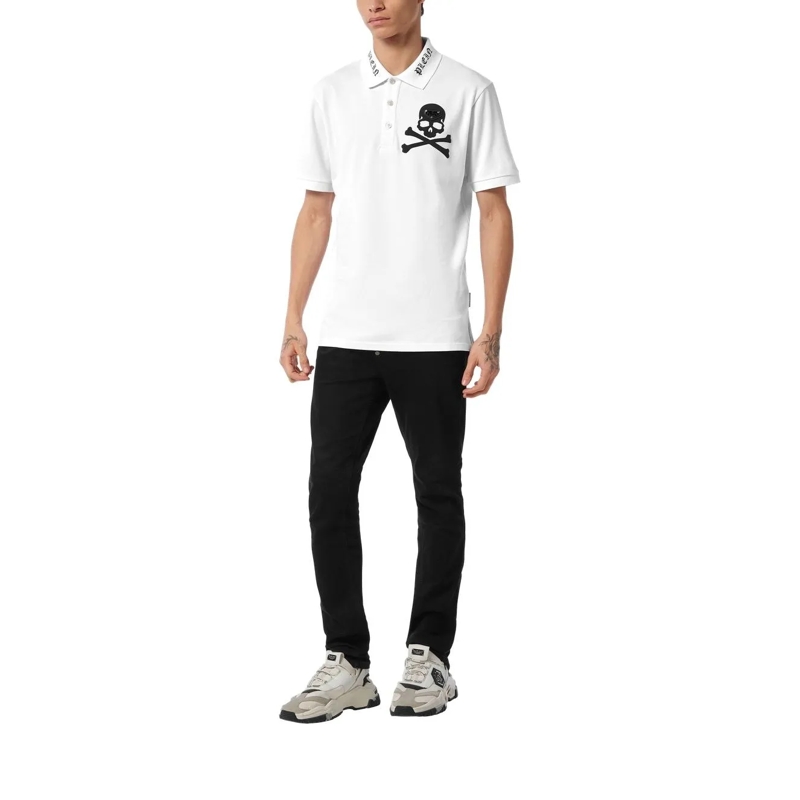 Philipp Plein Poloshirt Polohemd Skull weiss(Image 2)