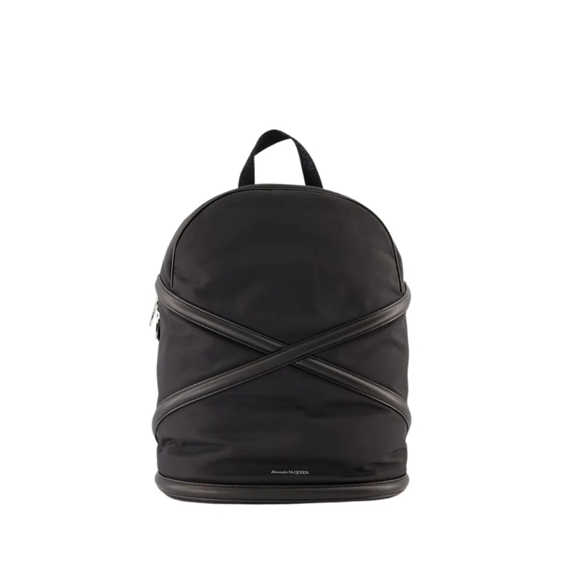 Alexander McQueen Rugzak Backpack - Black - Leather Black