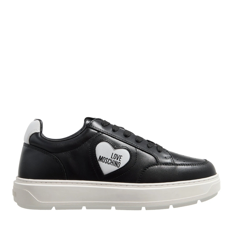 Love Moschino Low-Top-Sneaker Sneakers Donna Nero+Bianco