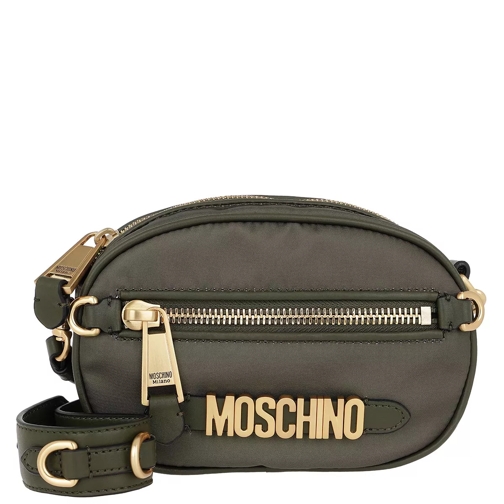 Moschino Logo Crossbody Bag Green Sac à bandoulière