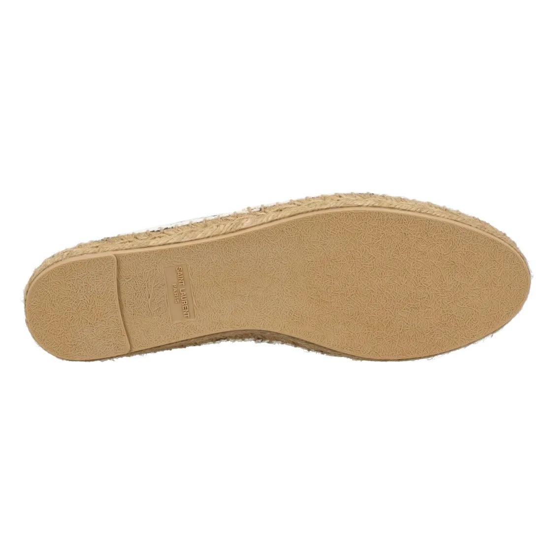 Thumbnail - Embroidered Espadrilles In Canvas Beige - Gr. 37,5 (EU) - in Beige
