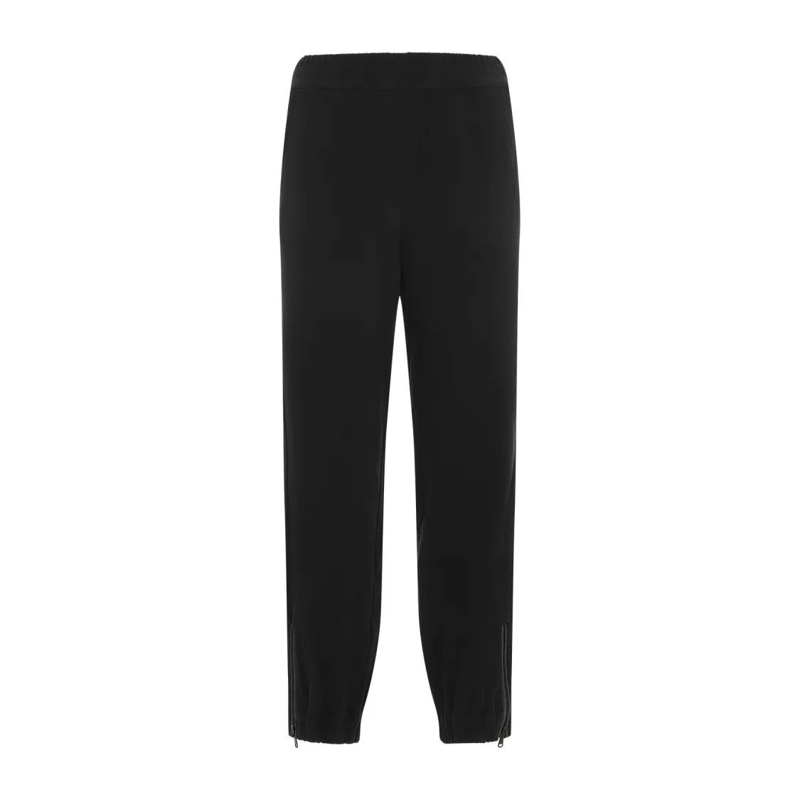 Brunello Cucinelli - Black Cotton Jogging - Größe S - schwarz