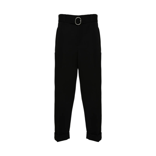 Jil Sander Broeken Cropped-Hose aus Wolle 001 001