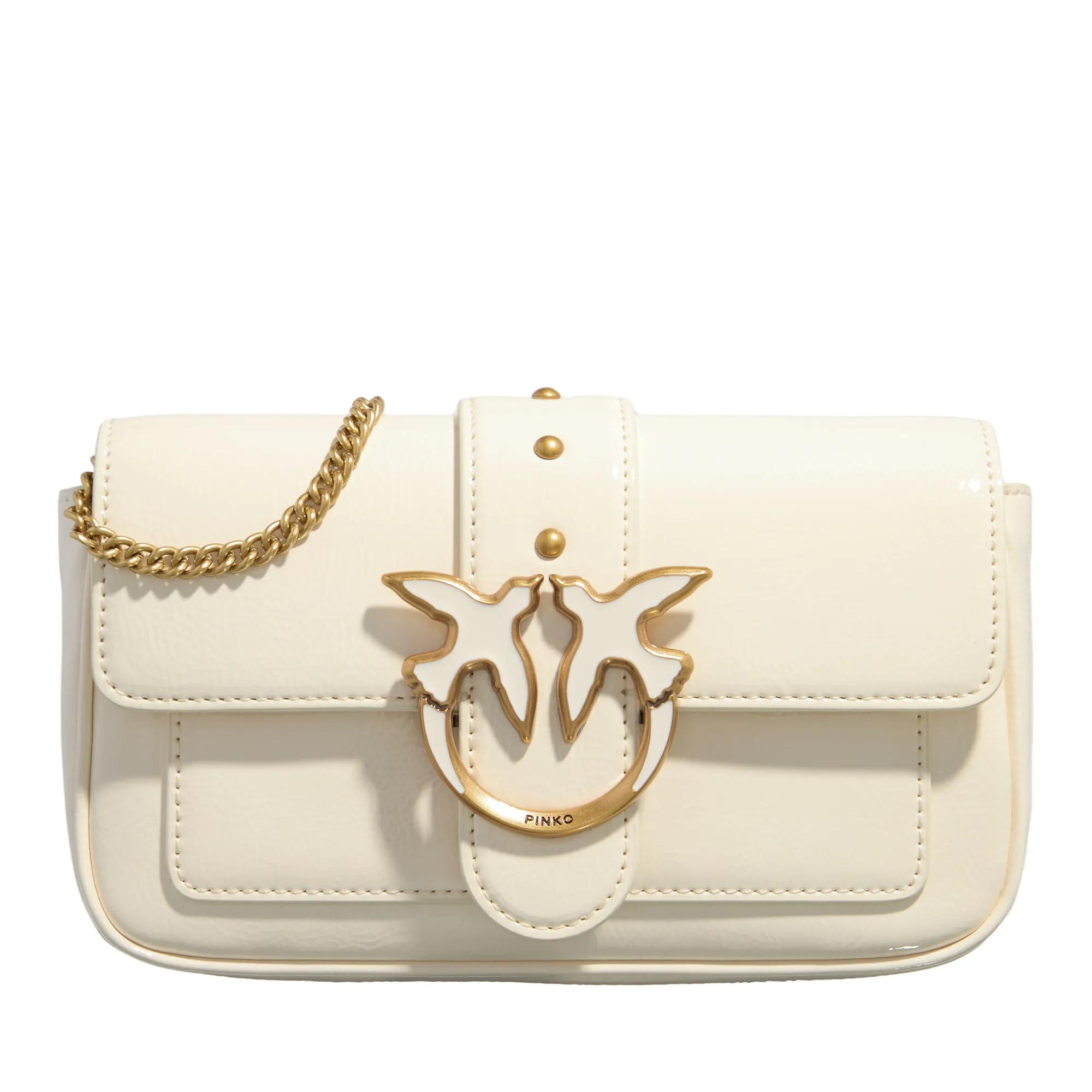 Pinko mini love bag white deals