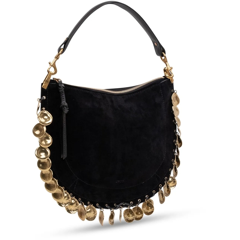 Isabel Marant Schultertasche Borsa Oskan Soft Zip schwarz(Image 3)